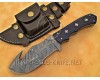 Gut Hook Full Tang Handmade Damascus Steel Tracker Knife DTK1012