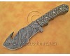 Gut Hook Full Tang Handmade Damascus Steel Tracker Knife DTK1016