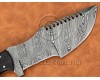 Tom Brown Full Tang Handmade Damascus Steel Ebony Tracker Knife DTK1052