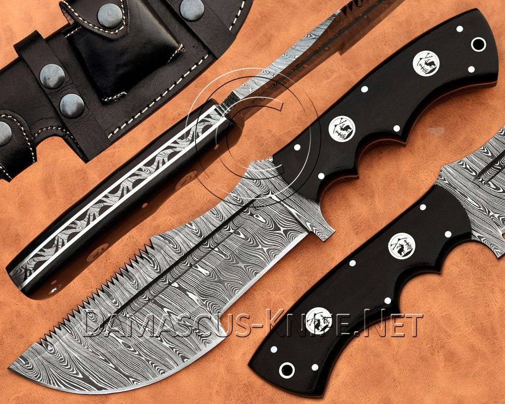 Tom Brown Full Tang Handmade Damascus Steel Tracker Knife DTK922