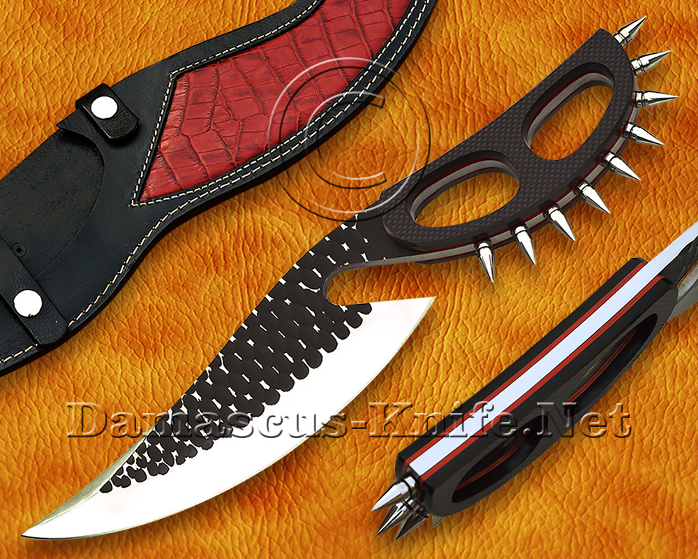 Custom Handmade 80CrV2 Steel Hunting and Survival  Cobra Movie Bowie Knife SHK914