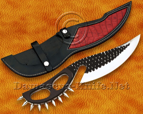 Custom Handmade 80CrV2 Steel Hunting and Survival  Cobra Movie Bowie Knife SHK914