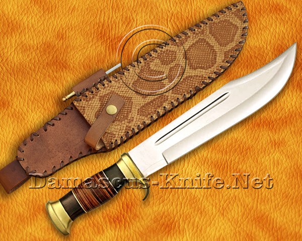 Custom Handmade VG10 Steel Hunting and Survival Crocodile Dundee Bowie Knife SHK969