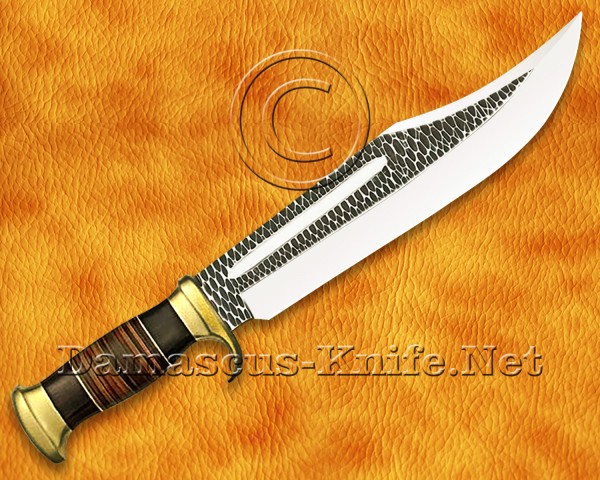Custom Handmade VG10 Steel Hunting and Survival Crocodile Dundee Bowie Knife SHK970
