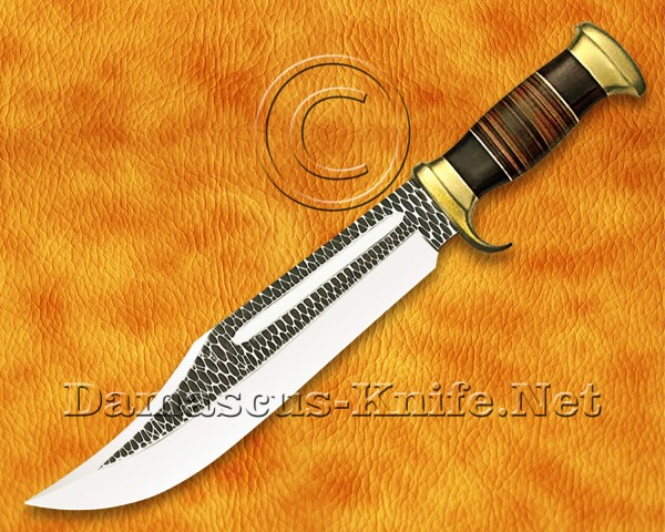 Custom Handmade VG10 Steel Hunting and Survival Crocodile Dundee Bowie Knife SHK970