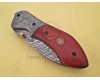 Handmade Damascus Steel Collectible Folding Knife DFK760