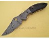 Handmade Damascus Steel Collectible Folding Knife Horn Handle DFK762