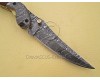 Handmade Damascus Steel Collectible Folding Knife DFK766
