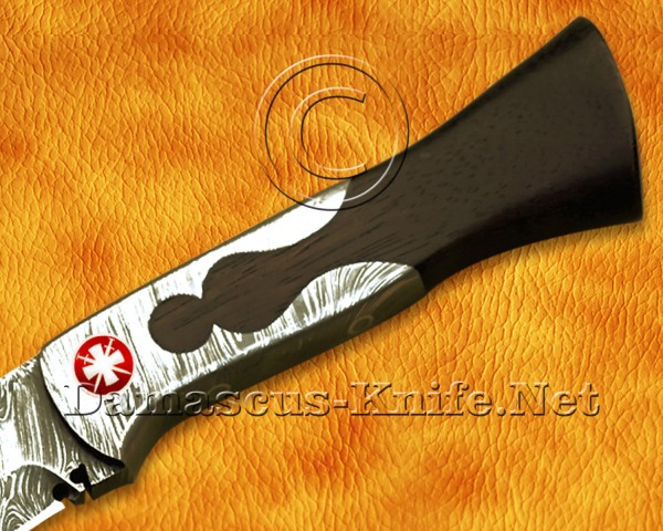 Custom Handmade Damascus Steel Hunting and Survival Full Integral Kukri Knife DHK1060