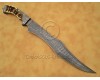 Handmade Damascus Steel Collectible Hunting Knife Stag Handle DHK885