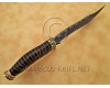 Handmade Damascus Steel Collectible Hunting Knife Horn Handle DHK887