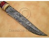 Custom Handmade Damascus Steel Hunting and Survival Bowie Knife DHK891