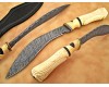 Custom Handmade Damascus Steel Hunting and Survival Kukri Machete Knife DHK900