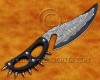 Handmade Damascus Steel Sanmai Cobra Movie Hunting Knife DHK915