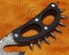 Handmade Damascus Steel Sanmai Cobra Movie Hunting Knife DHK915