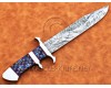 Custom Handmade Damascus Steel Tapper Tang Pearl Bob Loveless Hunting Survival Bowie Knife DHK960