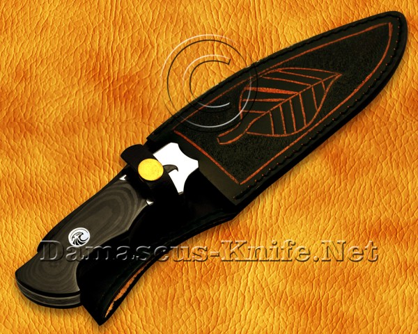Custom Handmade Damascus Steel Hunting and Survival Skinner Knife DHK963