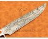 Custom Handmade Damascus Steel Hunting and Survival Bowie Knife DHK964