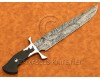 Handmade Damascus Steel Hunting Survival Bowie Knife DHK966