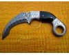 Custom Handmade Damascus Karambit Knife - Bull Horn (ARS-701)