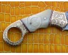 Custom Handmade Damascus Karambit Knife - Camel Bone (ARS-705)
