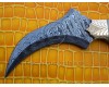 Custom Handmade Damascus Karambit Knife - Camel Bone (ARS-711)
