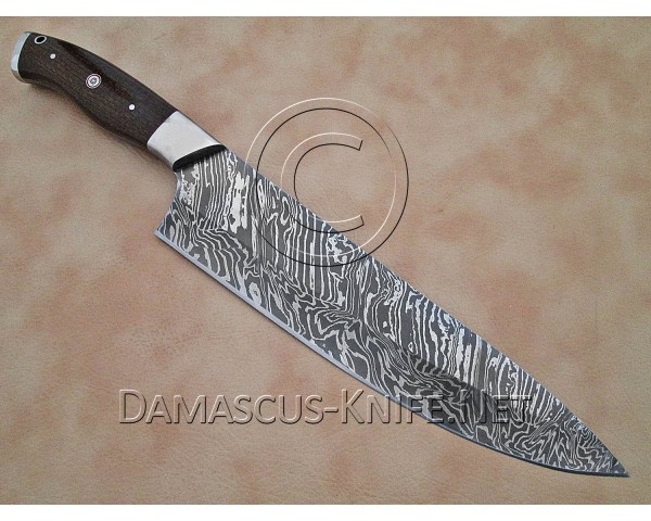 Chef's Set Fine Handmade Full Tang Damascus Steel 5 Knives DCK671