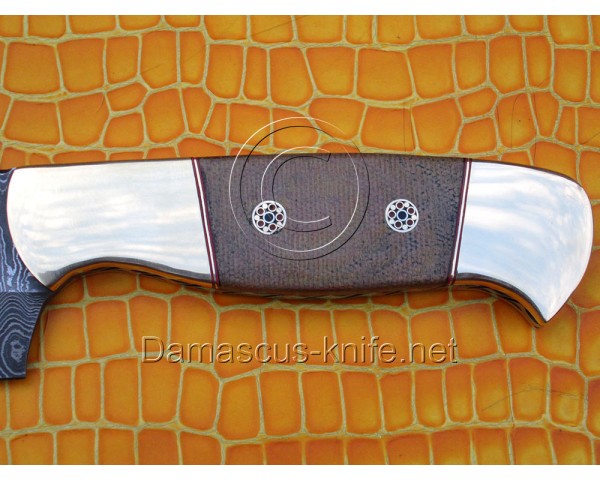 Chef's Set Fine Handmade Damascus Steel Knives DCK674