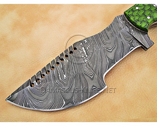 Tom Brown Full Tang Handmade Damascus Steel Hunting and Survival Tracker Knife DTK1003