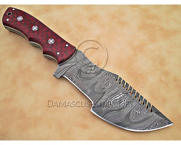 Tom Brown Full Tang Handmade Damascus Steel Hunting and Survival Tracker Knife DTK1005