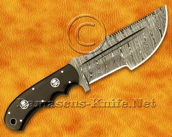 Tom Brown Full Tang Handmade Damascus Steel Hunting and Survival Tracker Knife DTK916