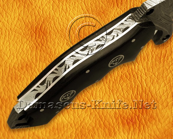 Custom Handmade Full Tang Damascus Steel Hunting and Survival Tanto Tracker Knife DTK917