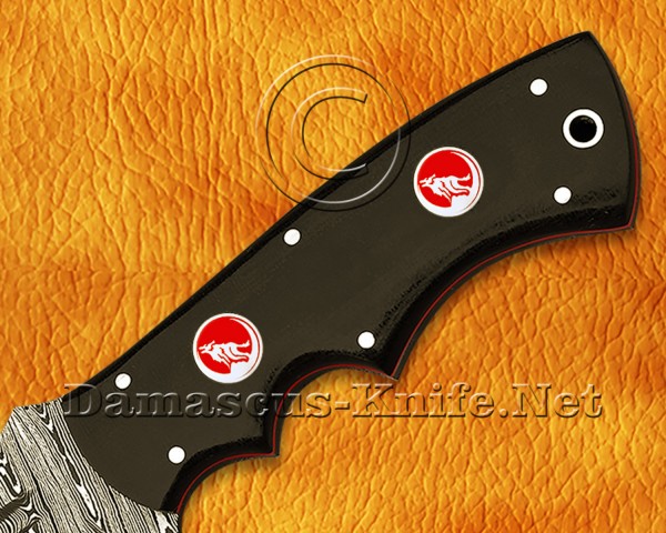 Tom Brown Handmade Damascus Steel Hunting and Survival Tracker Knife DTK918