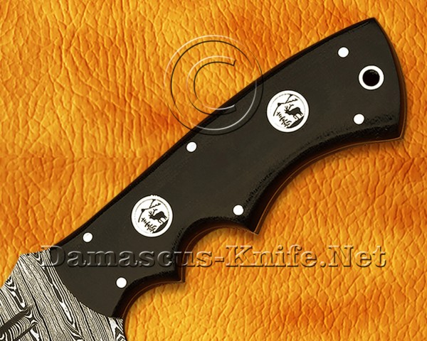 Tom Brown Full Tang Handmade Damascus Steel Hunting and Survival Tracker Knife DTK922
