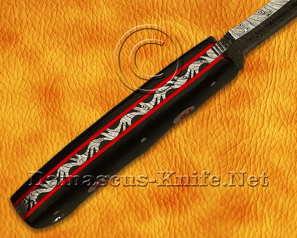 Tom Brown Full Tang Handmade Damascus Steel Hunting and Survival Tracker Knife DTK923