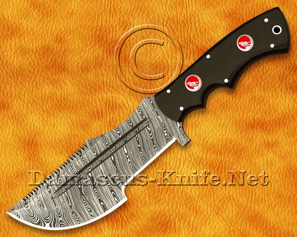 Tom Brown Full Tang Handmade Damascus Steel Hunting and Survival Tracker Knife DTK926