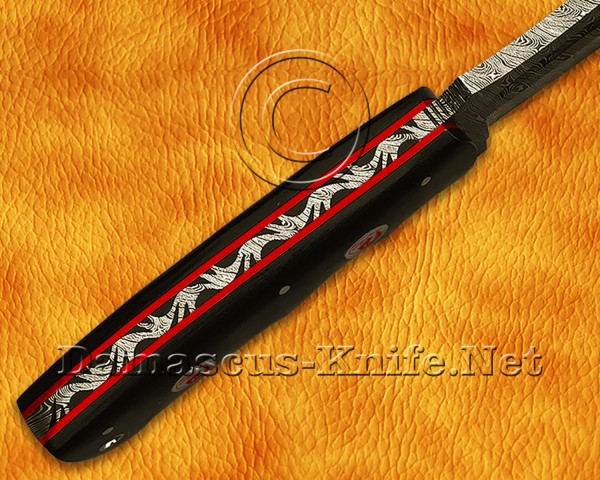 Tom Brown Full Tang Handmade Damascus Steel Hunting and Survival Tracker Knife DTK926