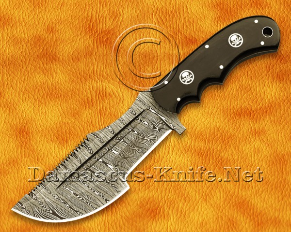 Custom Handmade Full Tang Damascus Steel Hunting and Survival Knife DHK816