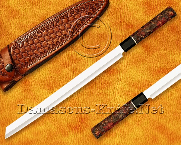 Personalized Stainless Steel Chef Knife Handmade Kitchen Prosciutto Knife Rosewood Handle