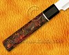 Personalized Stainless Steel Chef Knife Handmade Kitchen Prosciutto Knife Rosewood Handle