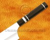 Personalized Stainless Steel Chef Knife Handmade Kitchen Bunka Knife Ebony Wood 3 Steel Ring Handle