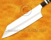 Personalized Stainless Steel Chef Knife Handmade Kitchen Bunka Knife Ebony Wood 3 Steel Ring Handle