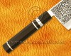 Personalized Engraving Stainless Steel Chef Knife Handmade Kitchen Gyuto Knife Ebony Wood 3 Steel Ring Handle