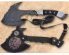 Personalized Handmade Damascus Steel Arts and Crafts Hunting and Survival Tomahawk Axe