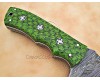 Personalized Handmade Damascus Steel Arts and Crafts Hunting and Survival Tracker Knife