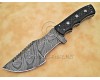 Personalized Handmade Damascus Steel Arts and Crafts Hunting and Survival Tracker Knife