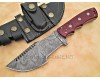 Personalized Handmade Damascus Steel Arts and Crafts Hunting and Survival Tracker Knife