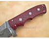 Personalized Handmade Damascus Steel Arts and Crafts Hunting and Survival Tracker Knife