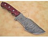 Personalized Handmade Damascus Steel Arts and Crafts Hunting and Survival Tracker Knife