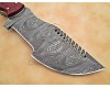 Personalized Handmade Damascus Steel Arts and Crafts Hunting and Survival Tracker Knife